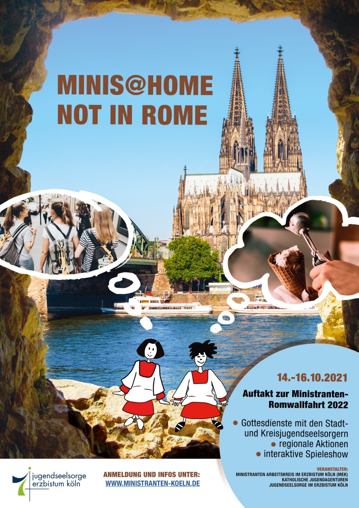 Plakat Minis at Home