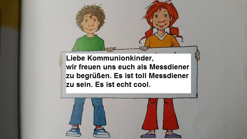 Plakat Neue Messdiener